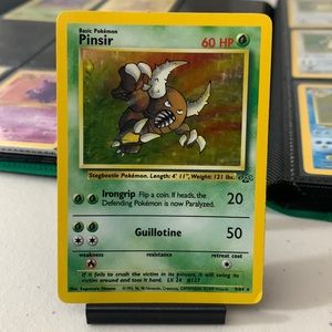 Pinsir 1999 Holo 9/64 Pokemon Card Base Set Rare #9